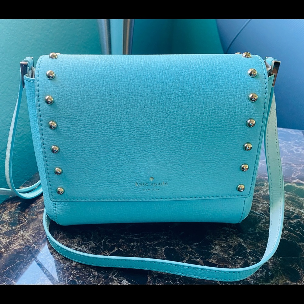 Kate Spade Turquoise Studded crossbody